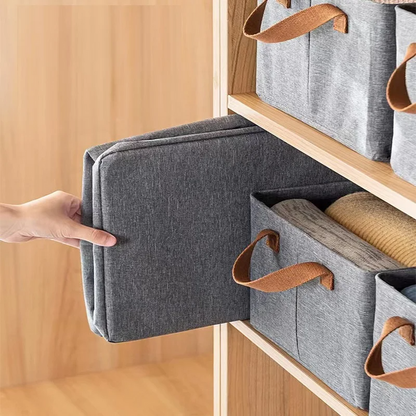 (Pack of 6) Foldable Multi-purpose Organizer Boxes