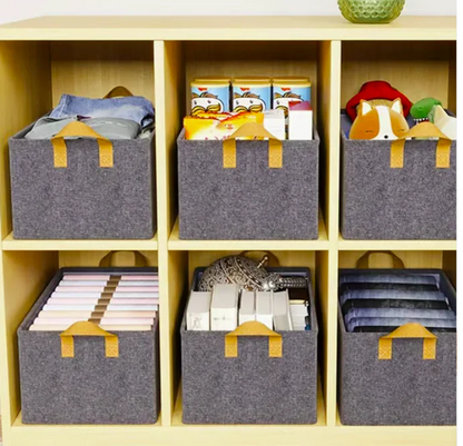 (Pack of 6) Foldable Multi-purpose Organizer Boxes